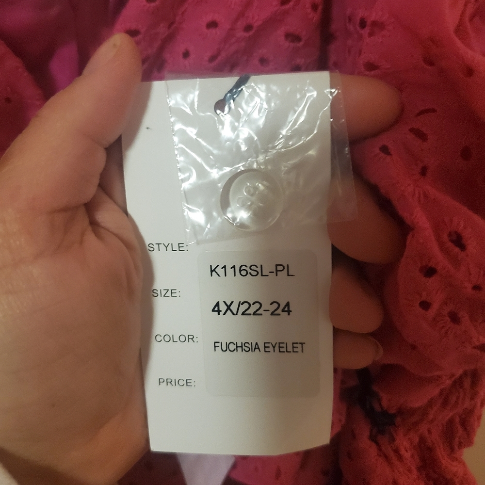 Plus Size Pink Bow Unique Vintage Swing Dress - Picture 4 of 6
